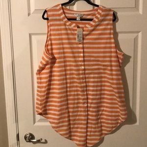 🦖 4/$15 NWT. Cj banks tank top. 2x